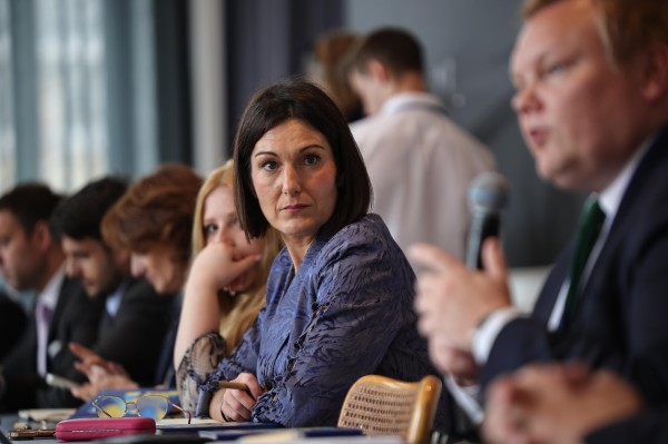 Oihane Agirregoitia Renew Europeko liderren goi-bileran Bruselan